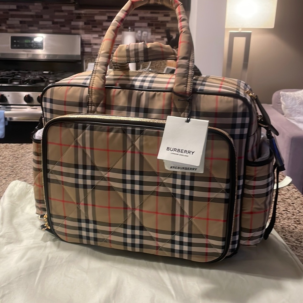 NWT Burberry Diaper Bag
